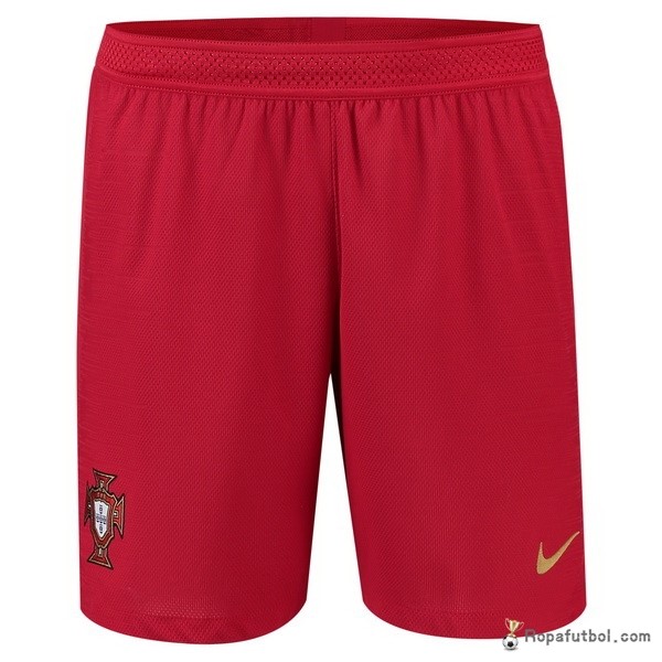 Pantalones Portugal Replica Primera Ropa 2018 Rojo